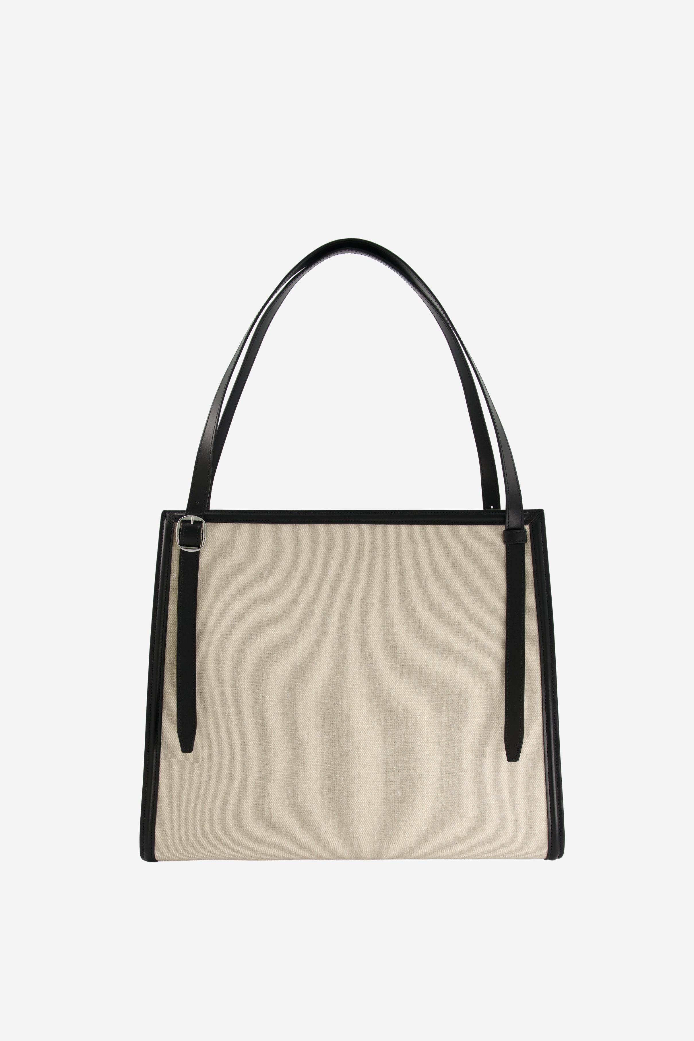 Branded Canvas Belt Tote Bag