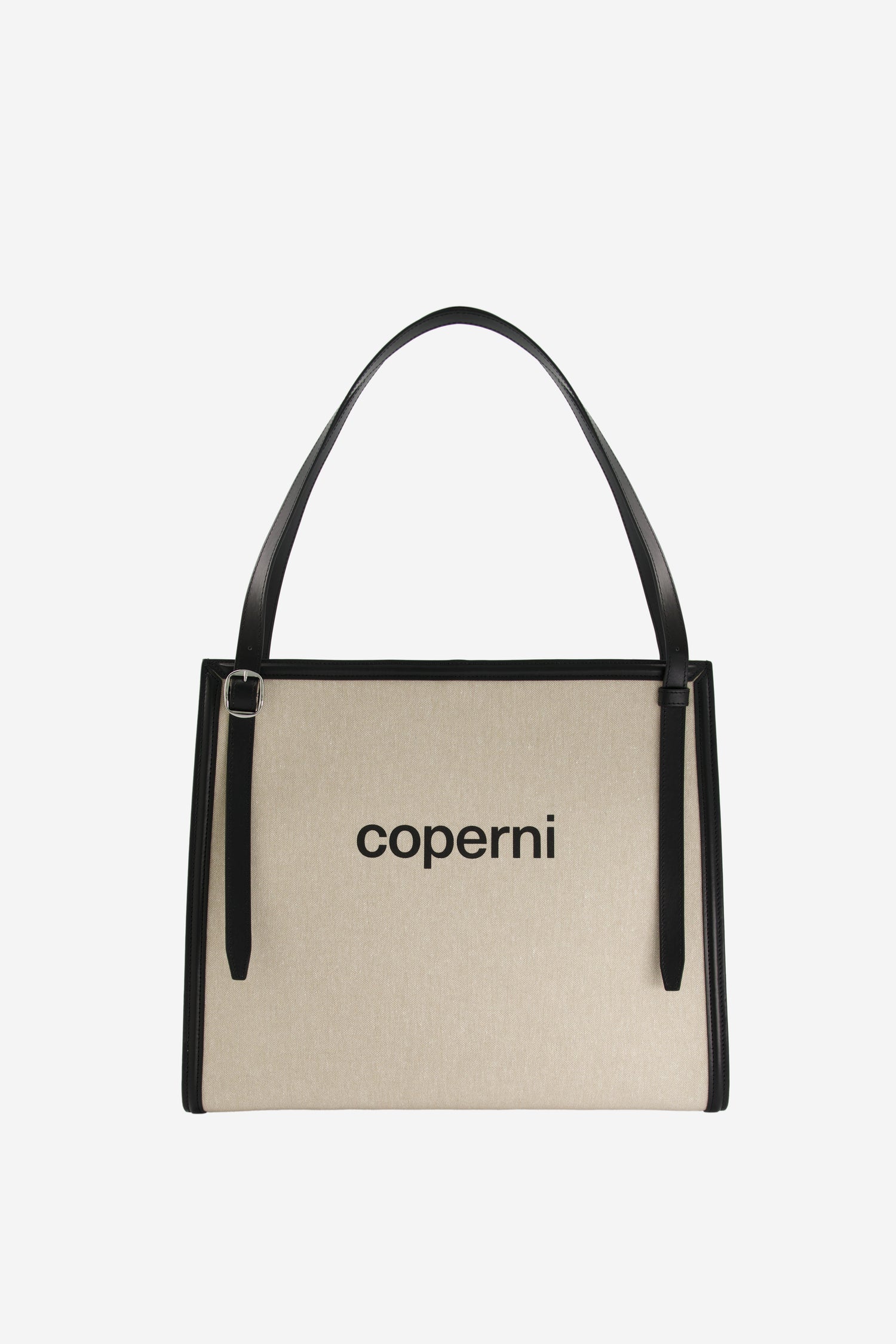 Branded Canvas Belt Tote Bag