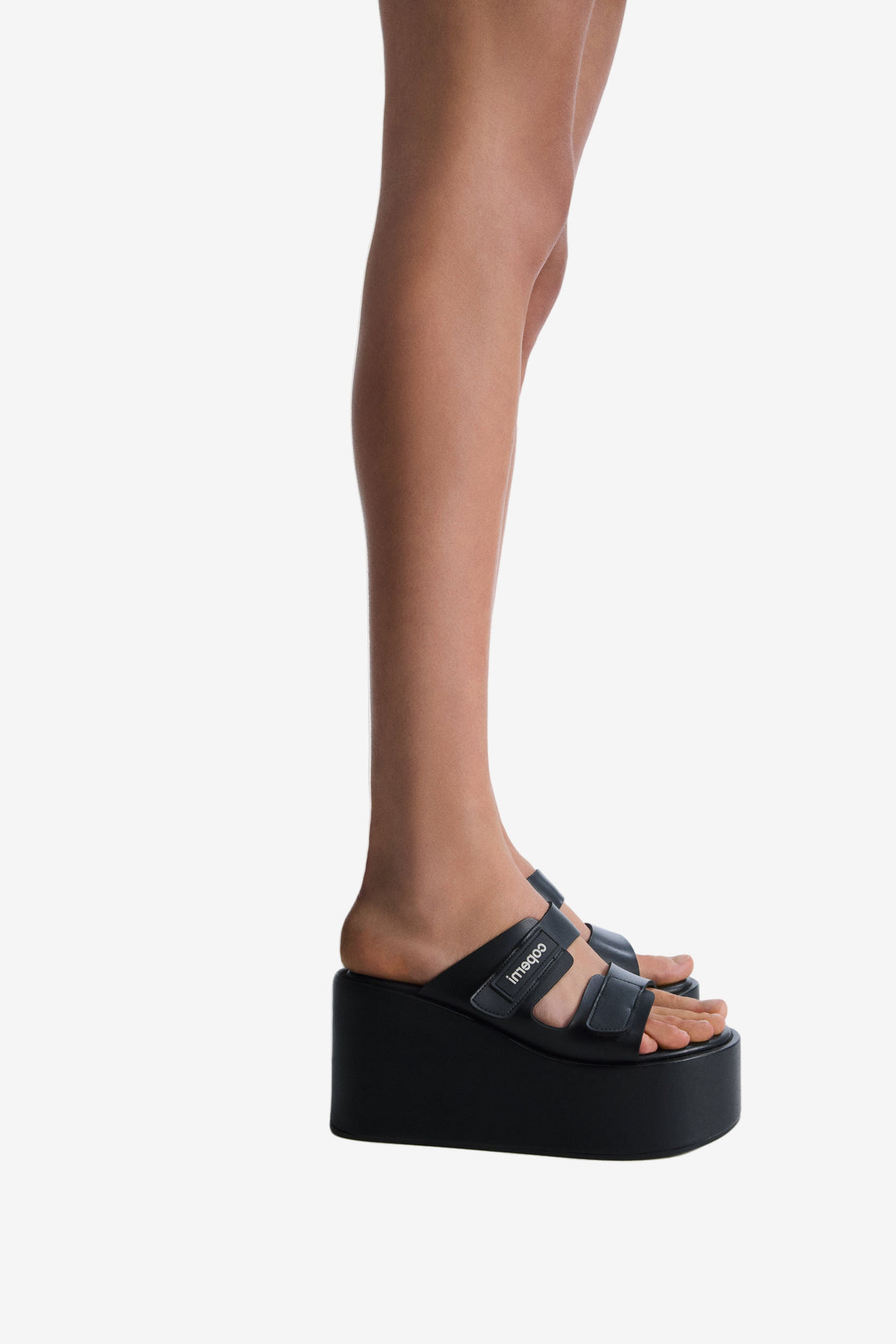 Patch Wedge Sandals