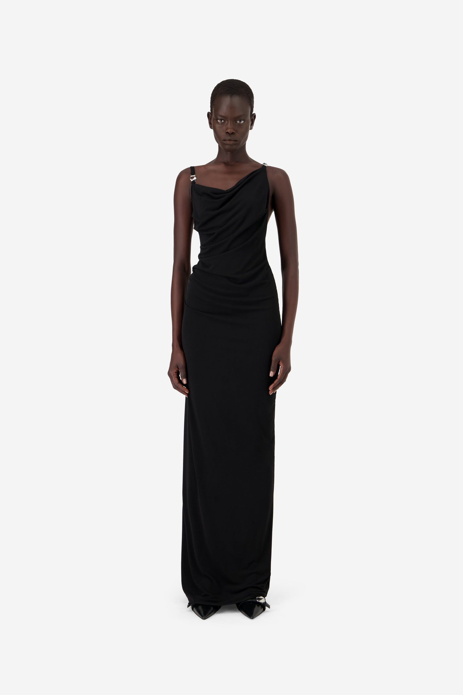 coperni midi dress Coperni Ruffle-detail Midi Dress