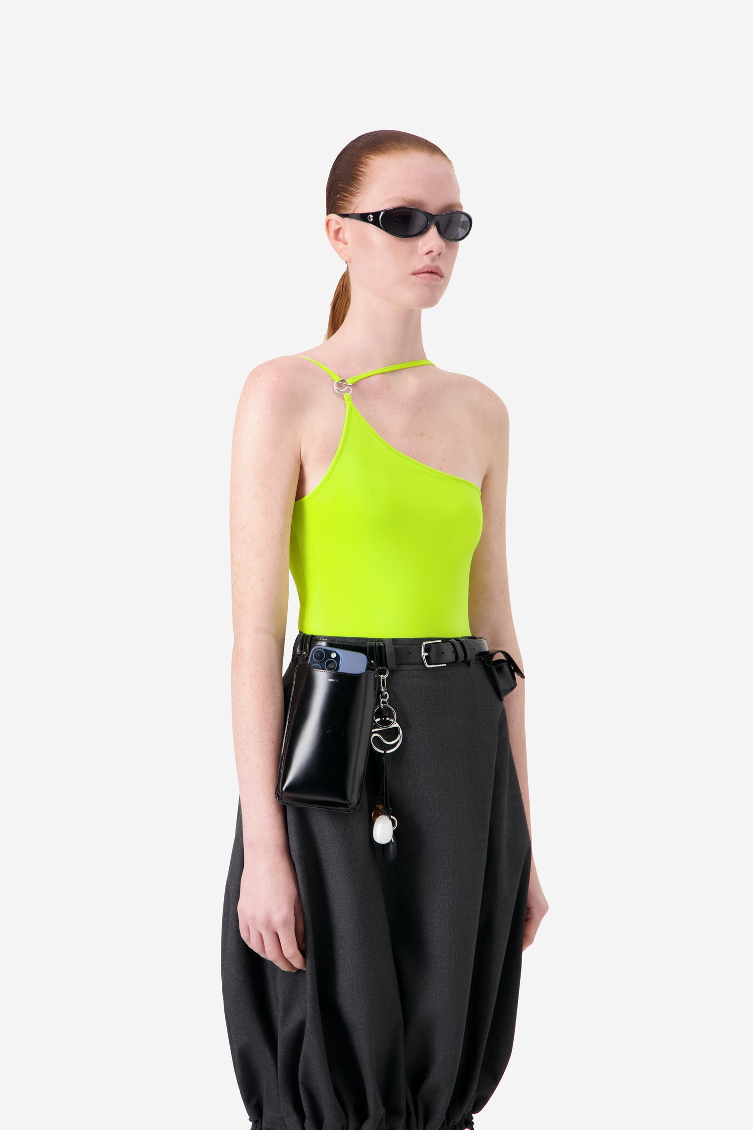 Technical Tailored Balloon Skirt