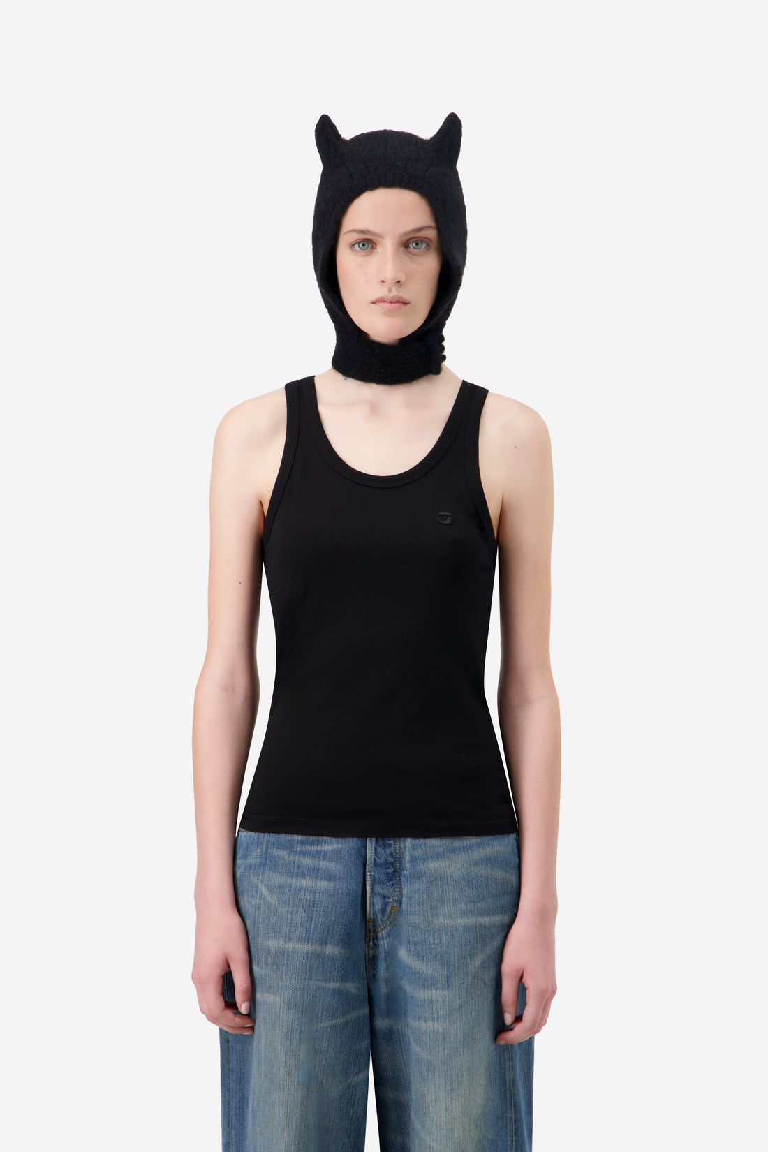 Knitted Horn Beanie