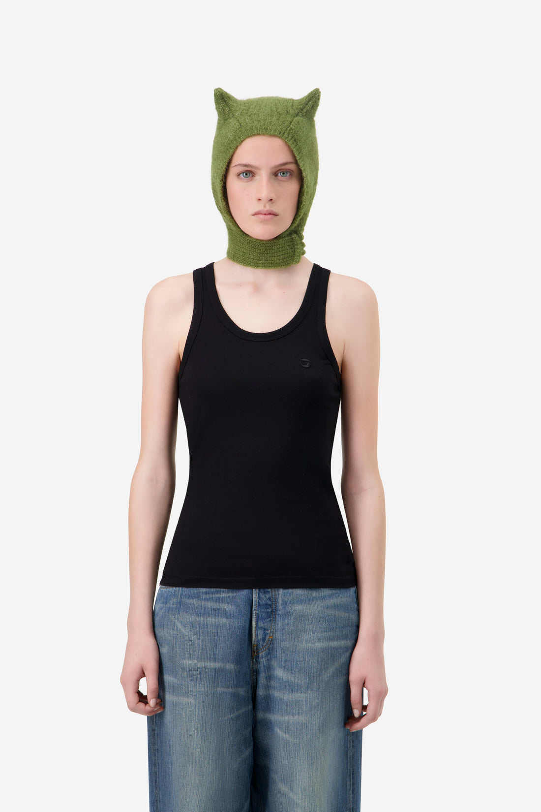 Knitted Horn Beanie