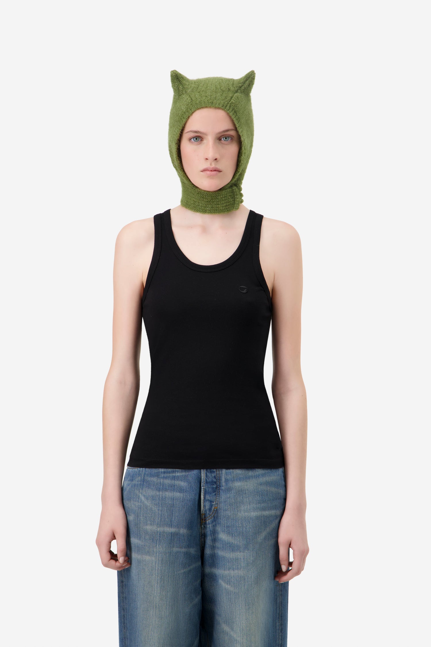 Knitted Horn Beanie