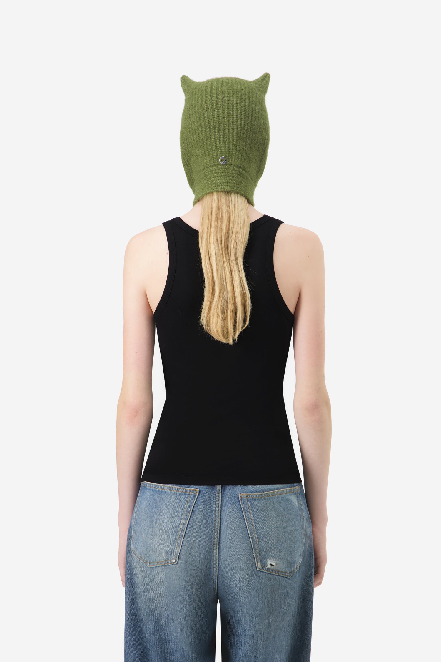 Knitted Horn Beanie