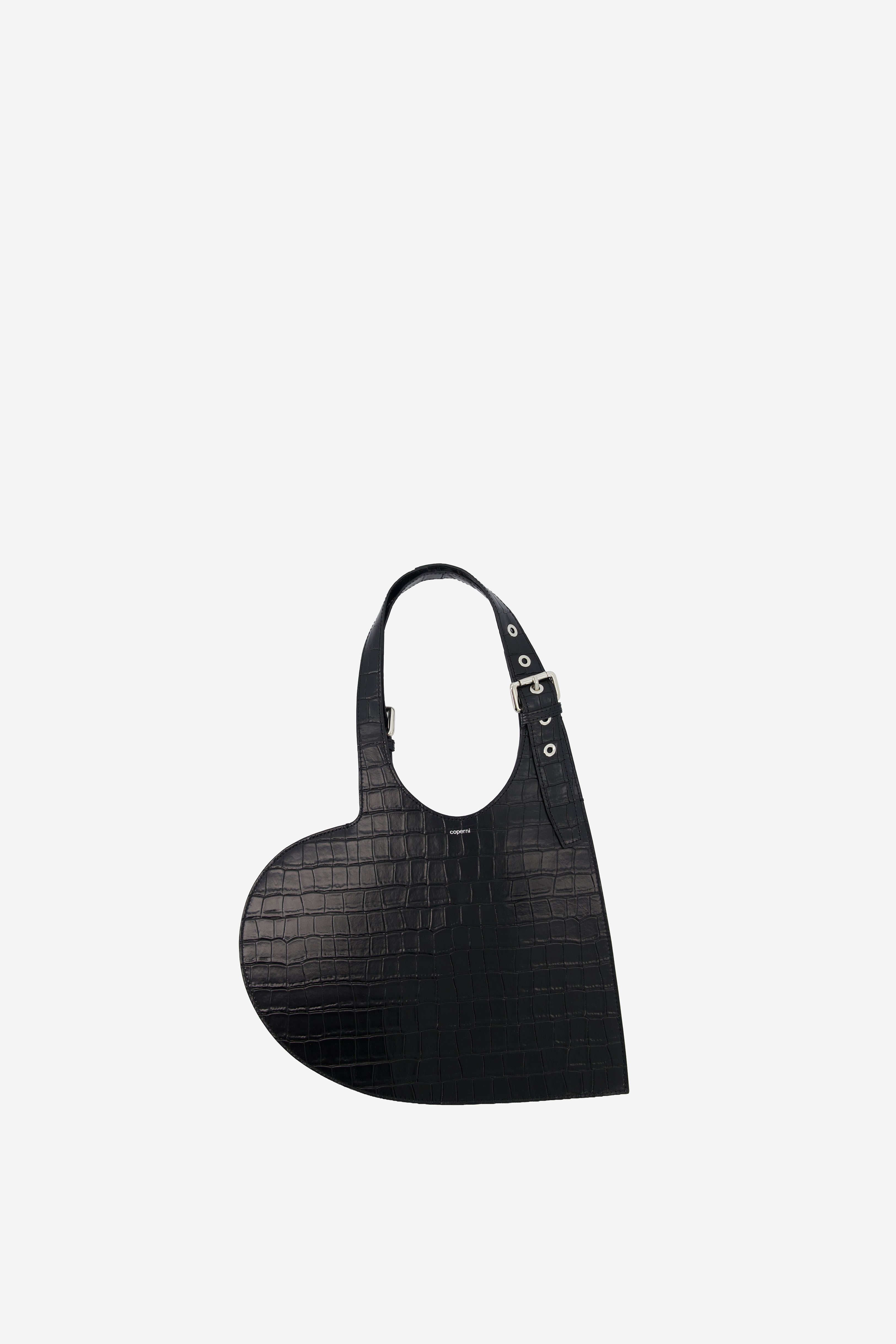 Croco Belt Heart Tote