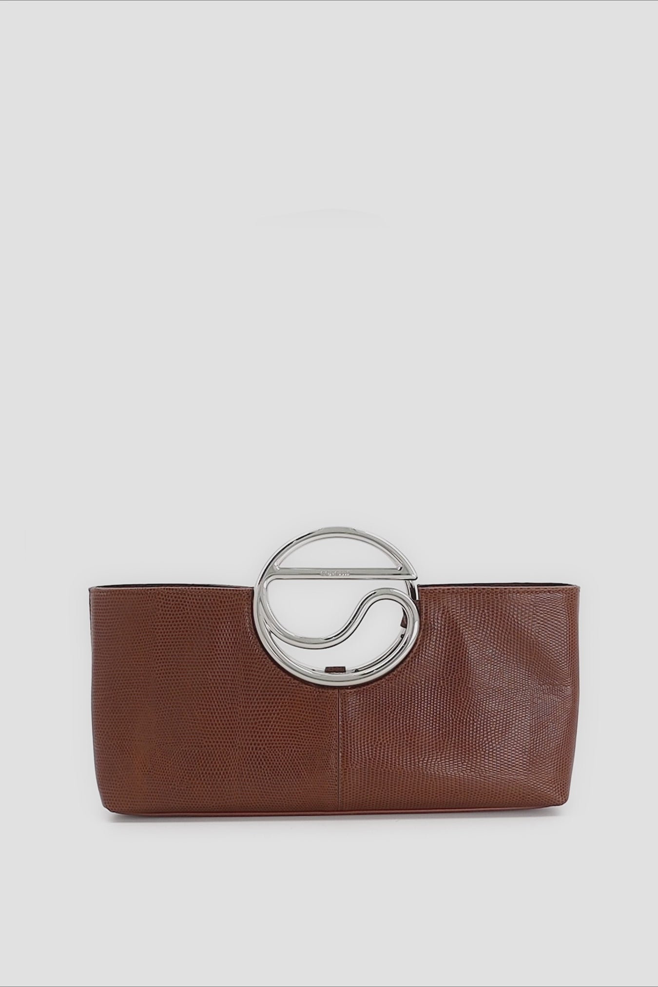 Lizard Print C Clutch
