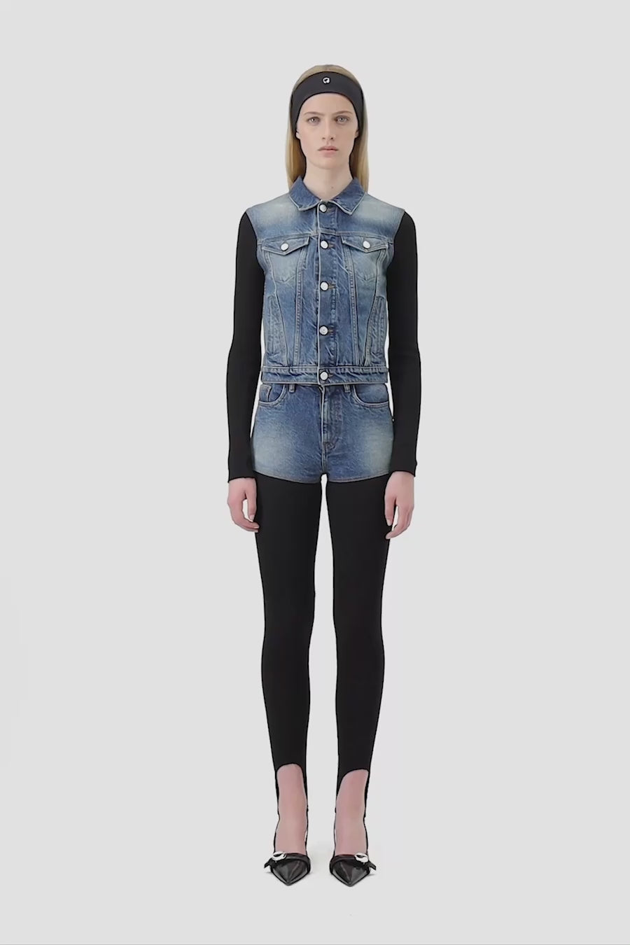 Hybrid Rib Denim Pants